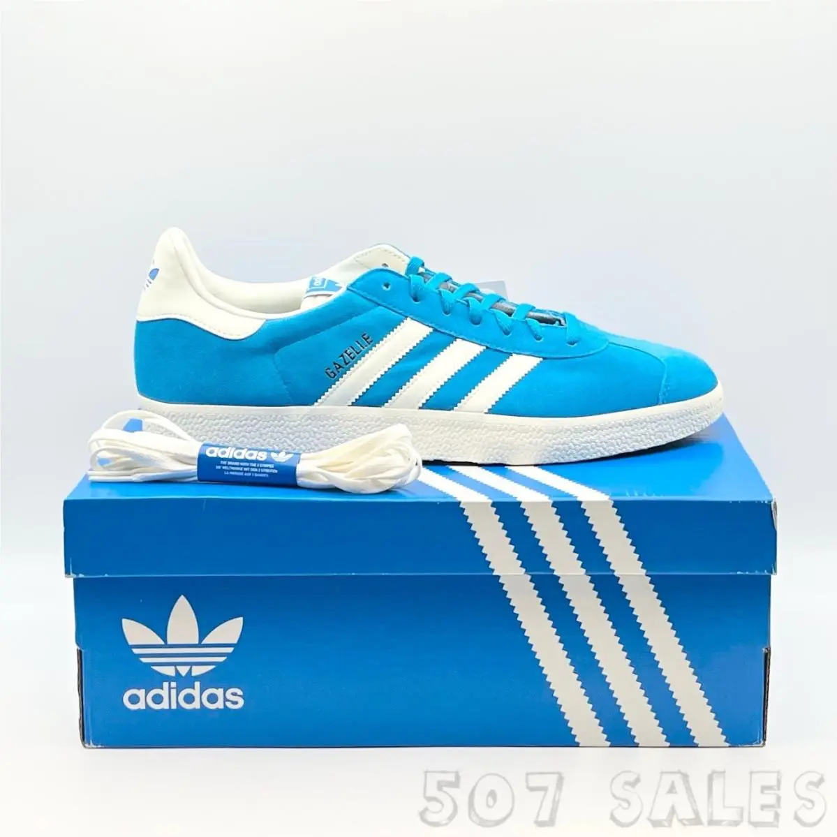 Adidas shoes - adidas Gazelle - Gazelle - GY7337 - Blue 7