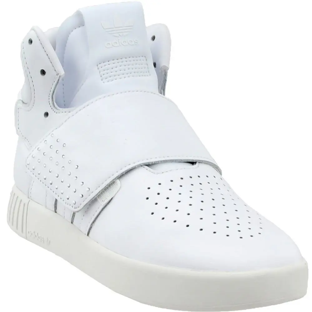 Adidas shoes - adidas Tubular Invader Strap High Top  Youth - BW0590 - White (UPC: 889772925137) 0