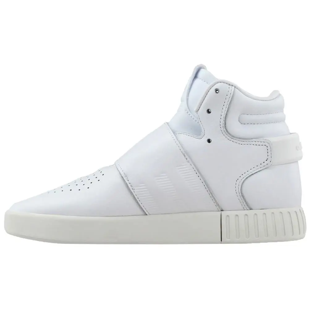 Adidas shoes - adidas Tubular Invader Strap High Top  Youth - BW0590 - White (UPC: 889772925137) 2
