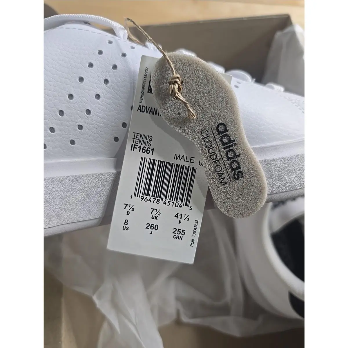 Adidas shoes - adidas Advantage - Advantage - White (UPC: 196478451045) 1
