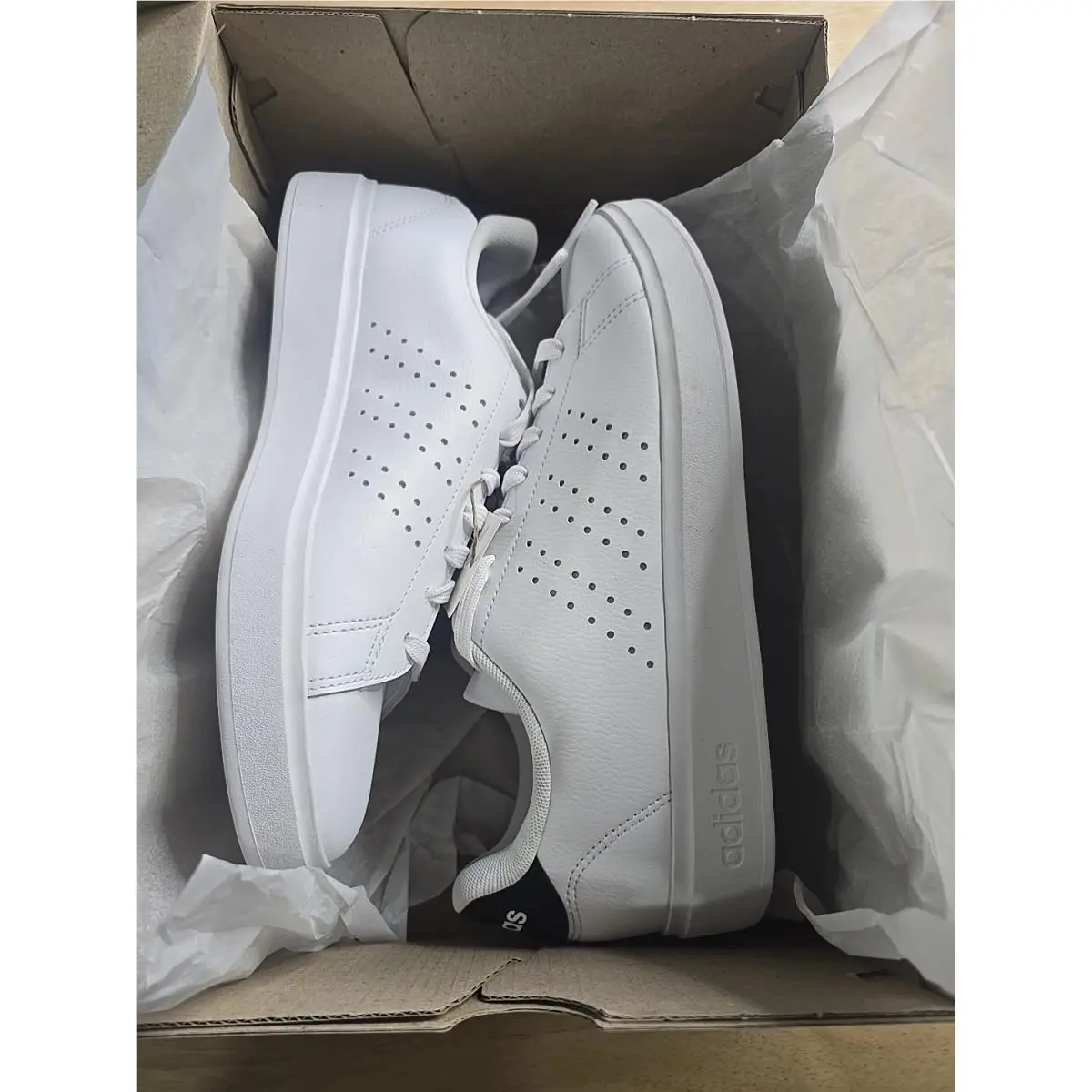 Adidas shoes - adidas Advantage - Advantage - White (UPC: 196478451045) 4