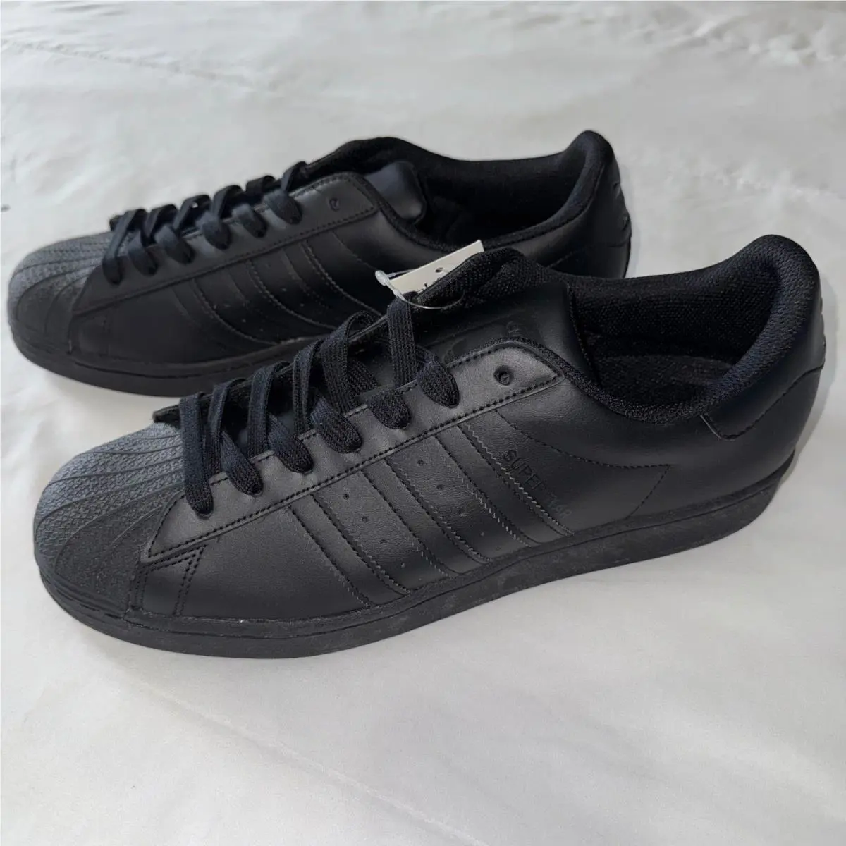 Adidas shoes - adidas Superstar Triple Black EG4957 - Black (UPC: 191531308458) 6