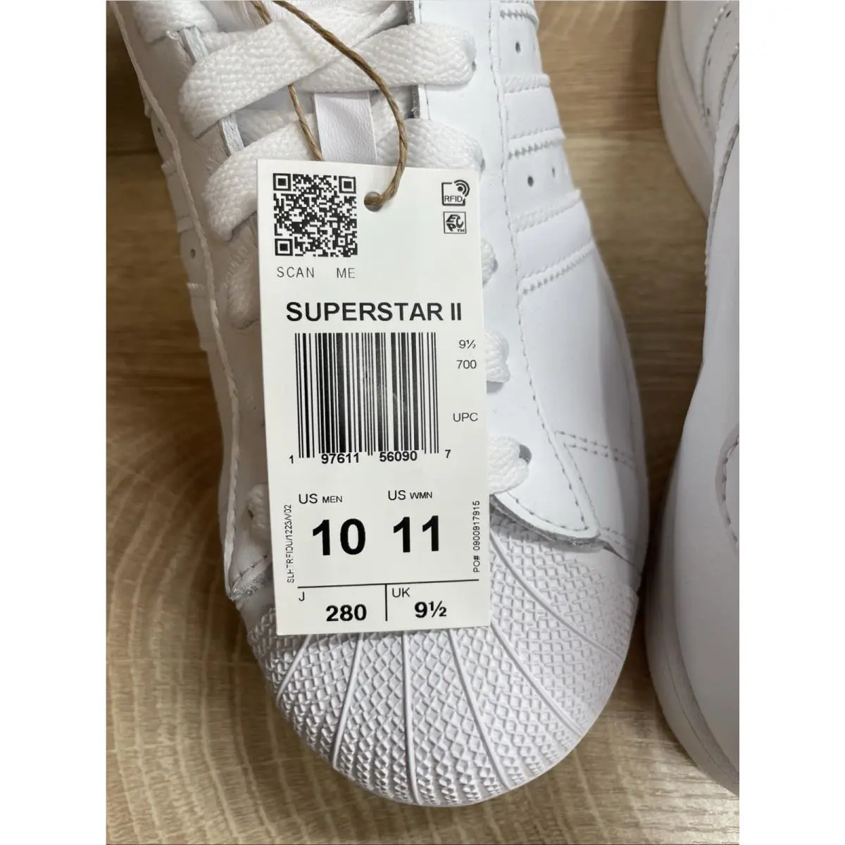 Adidas shoes - Adidas Superstar II J10080 - Superstar - J10080 - White (UPC: 197611560907) 7