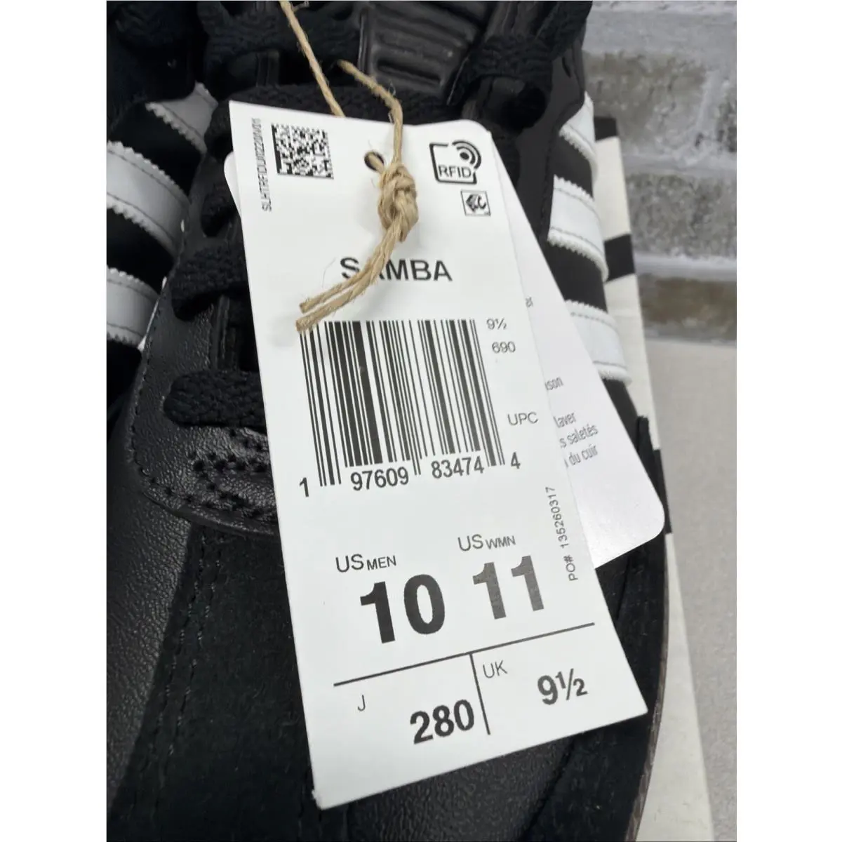 Adidas shoes - adidas Samba - Samba - IH600 - CORE BLACK/CLOUD WHITE/VIVRED (UPC: 0810083327174) 1
