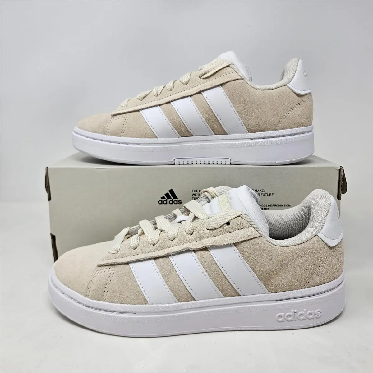 Adidas Grand Court Alpha 00s `wonder White` / JH7228 / Women`s Size 8