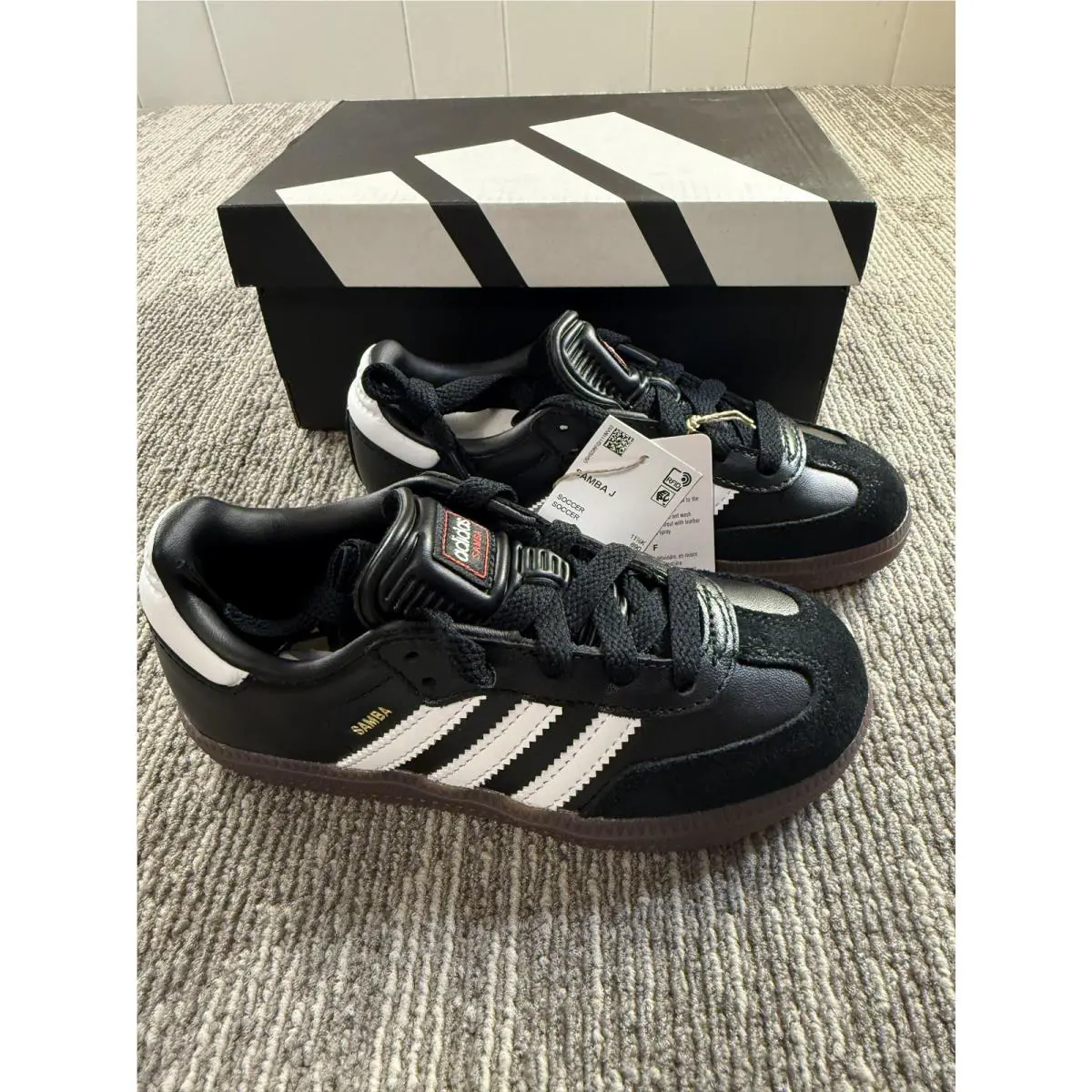 Adidas shoes - adidas Samba J - Samba - Black 0