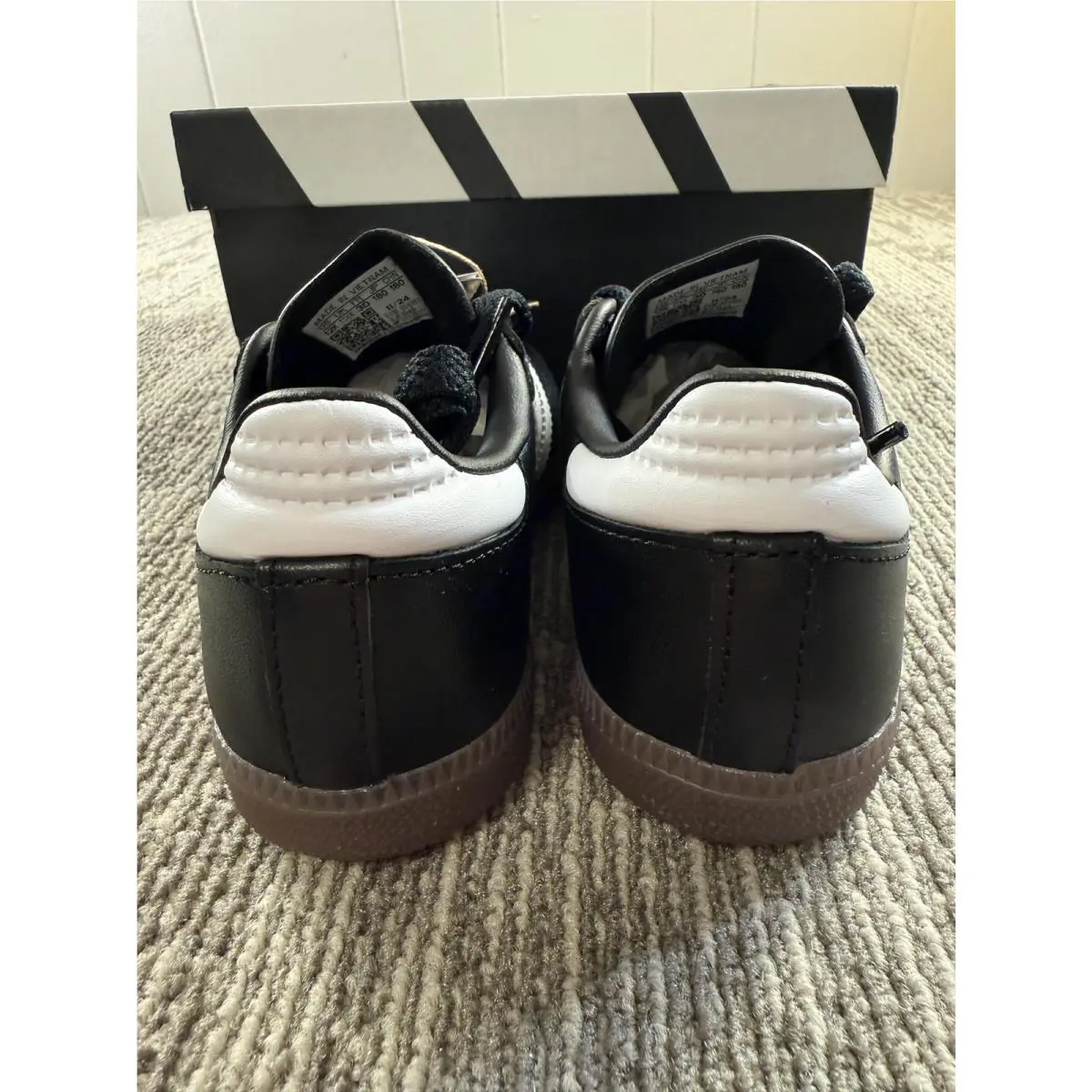 Adidas shoes - adidas Samba J - Samba - Black 3