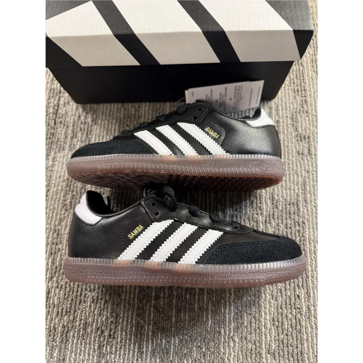 Adidas shoes - adidas Samba J - Samba - Black 6