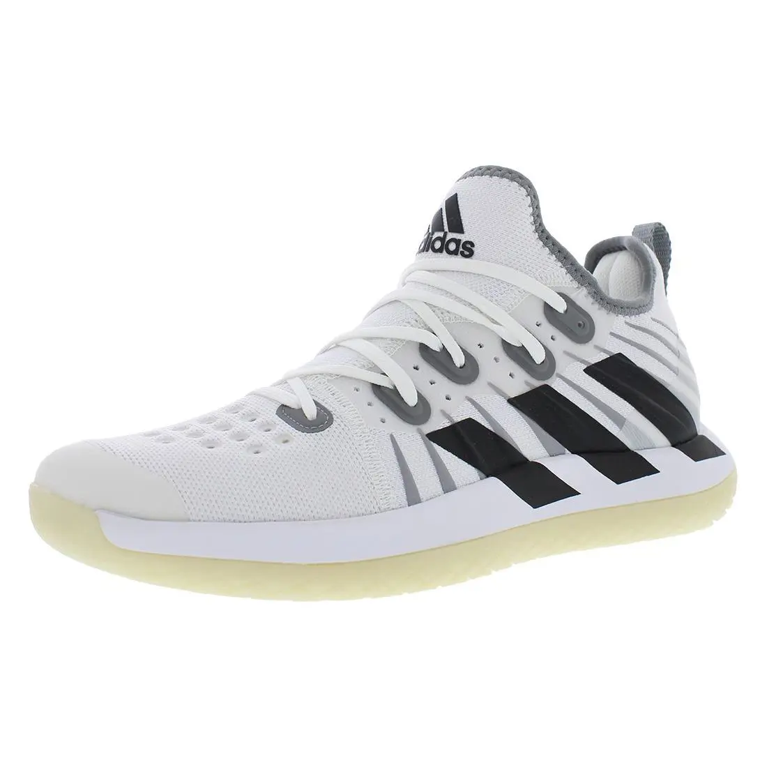 Adidas Stabil Next Gen 2.0 Mens Shoes Size 5 Color: Cloud White/core - Cloud White/Core Black/Grey Three, Full: Cloud White/Core Black/Grey Three