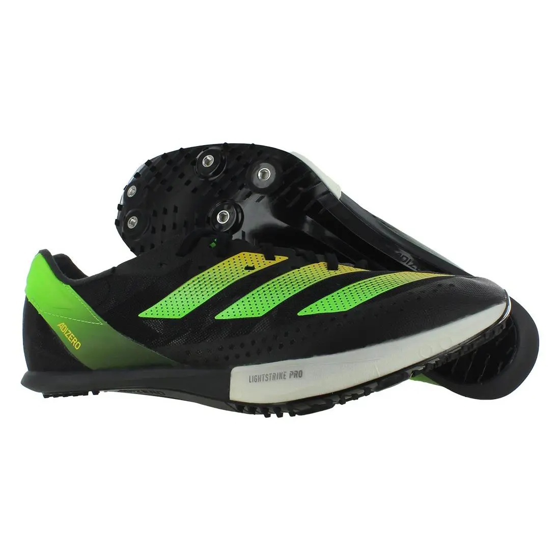 Adidas Adizero Prime SP2 Unisex Shoes Size 13 Color: Core Black/beam - Core Black/Beam Yellow/Solar Green, Main: Black