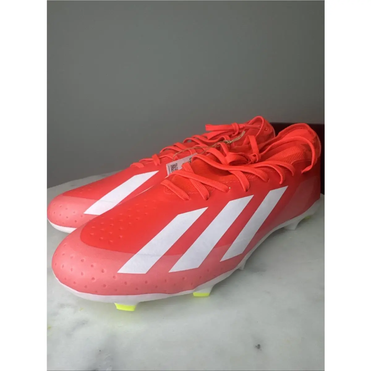 Adidas Men`s X Crazyfast Elite FG Soccer Cleats Size 10 Red Orange IG0593