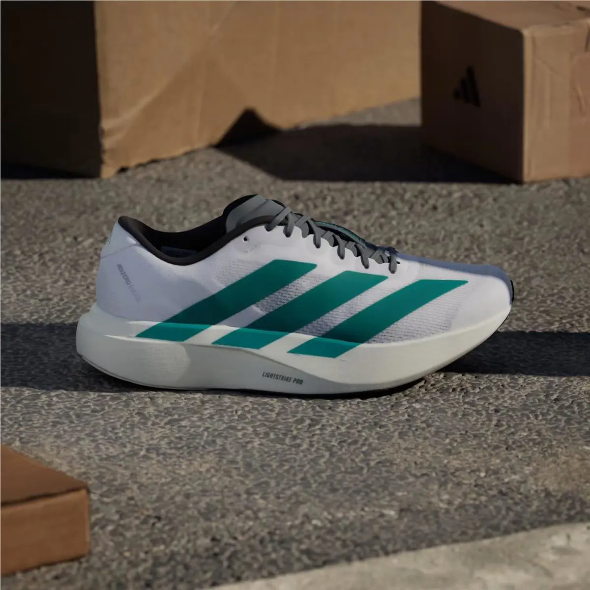 Adidas shoes - adidas Adizero - Adizero - JS4487 - Cloud White / Pure Teal / Grey Four (UPC: 197620610495) 0