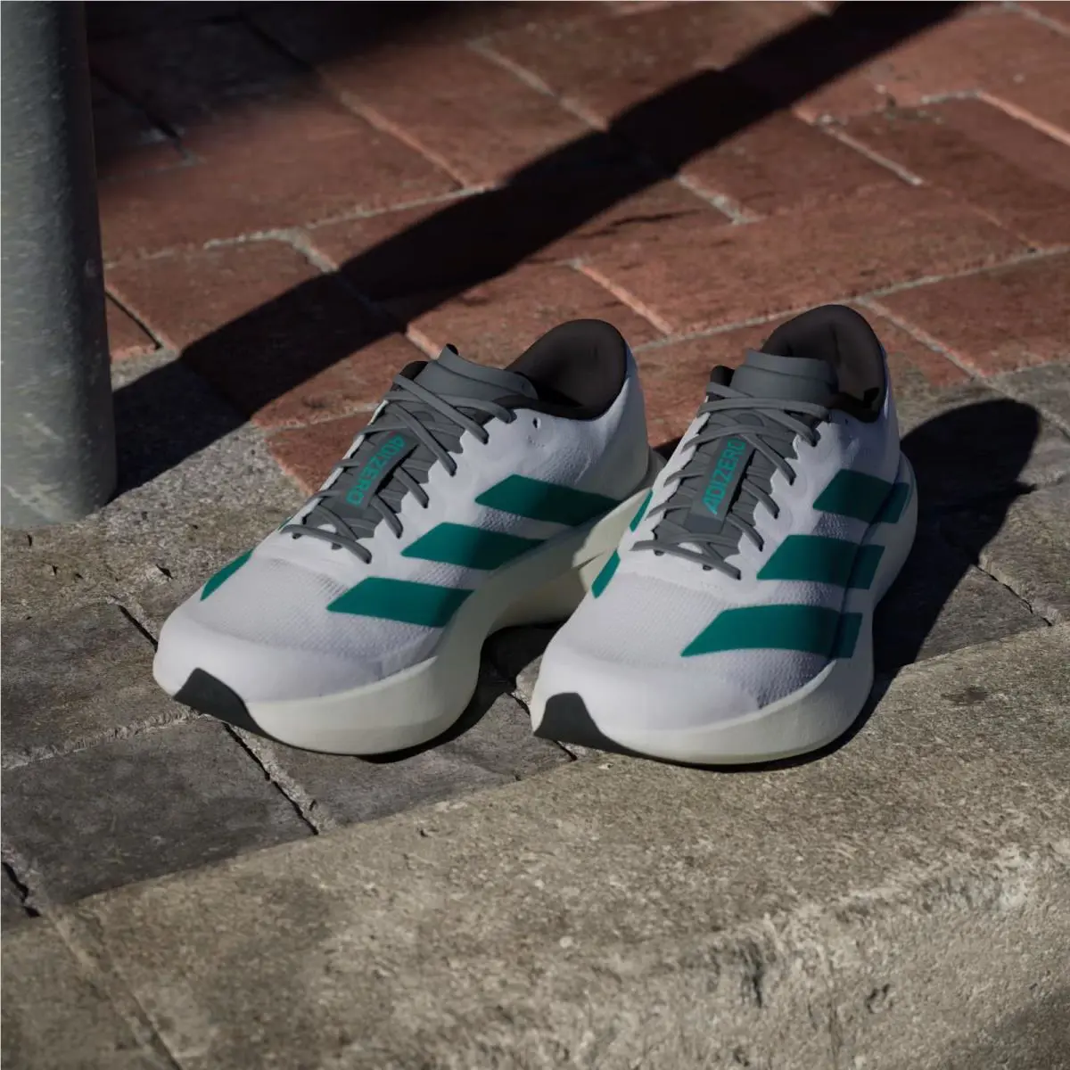 Adidas shoes - adidas Adizero - Adizero - JS4487 - Cloud White / Pure Teal / Grey Four (UPC: 197620610495) 2