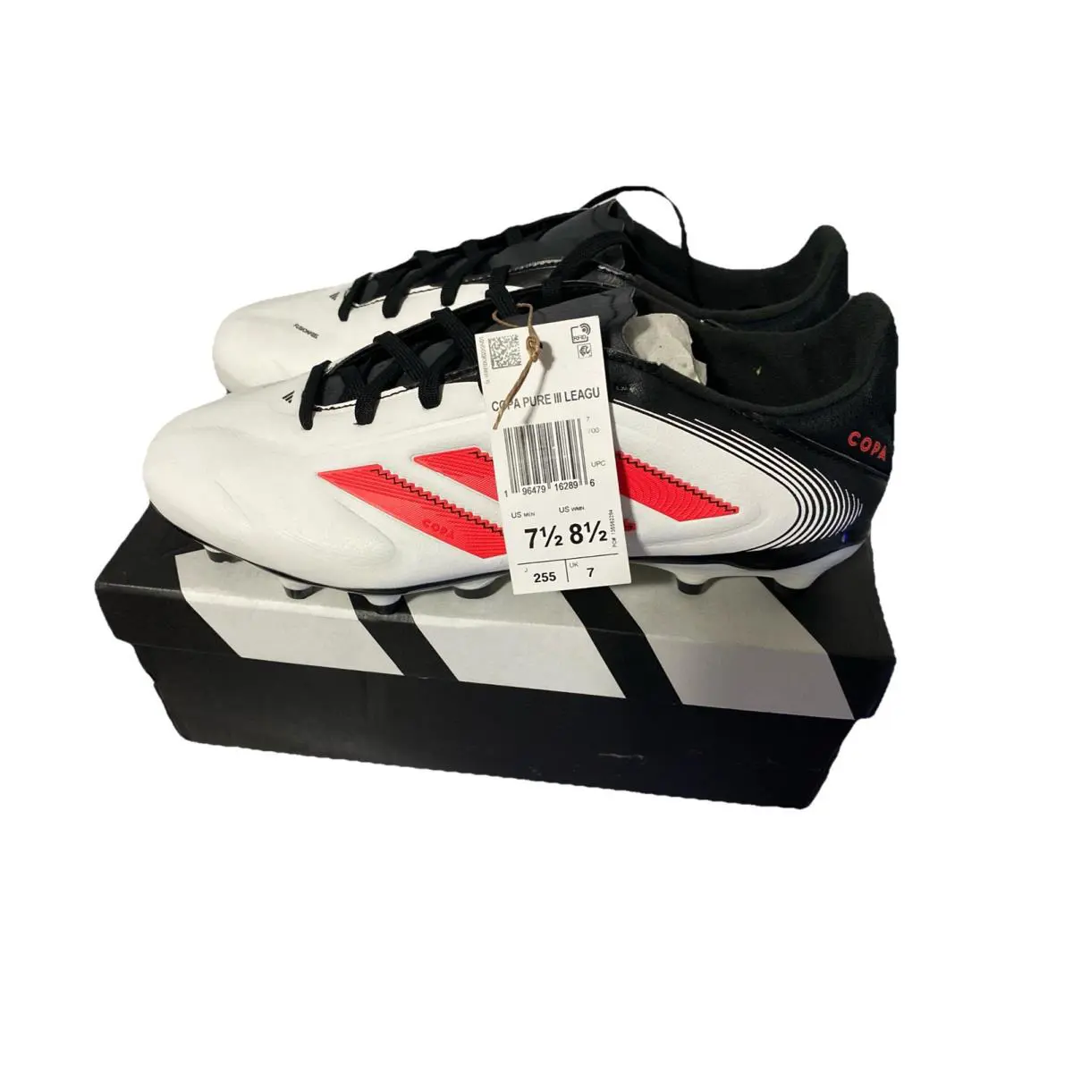Adidas Copa Pure Iii League Firm/multi Ground Soccer Cleats White 7.5