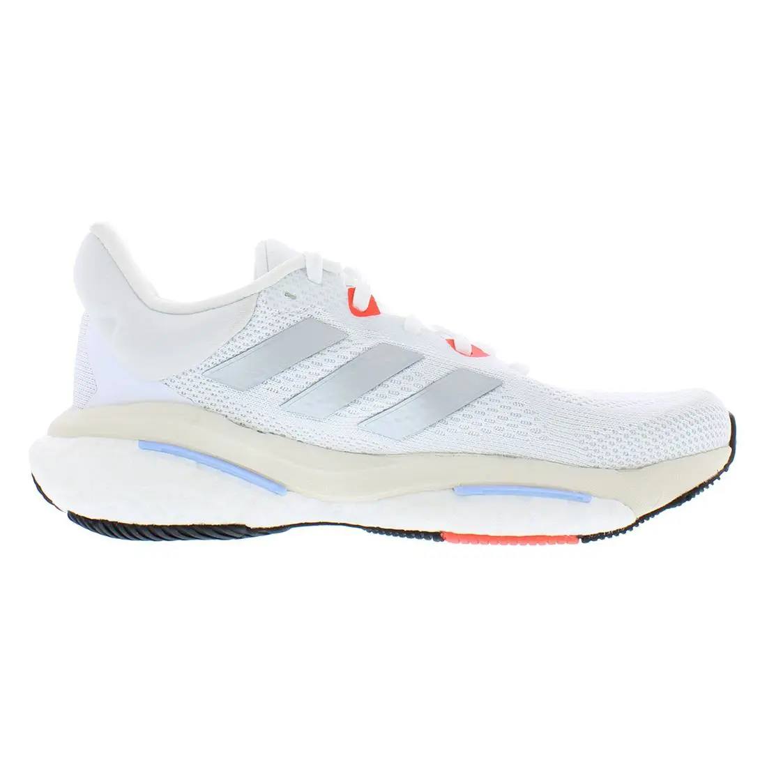 Adidas shoes - Cloud White/Silver Metallic/Solar Red, Main: White (UPC: 195747745359) 1