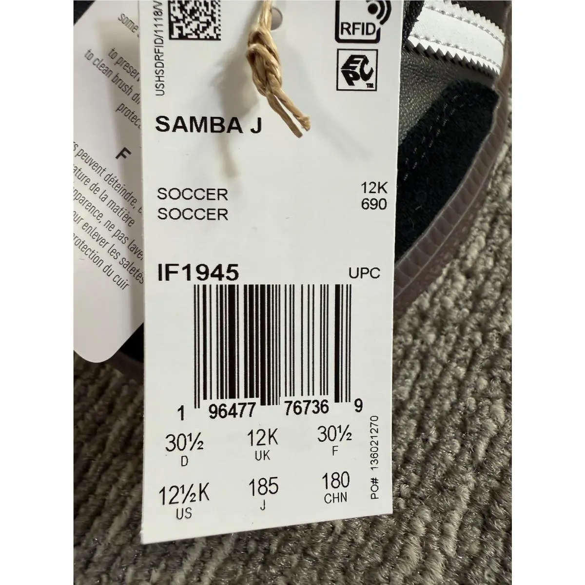 Adidas shoes - adidas Samba J - Samba - Black 2