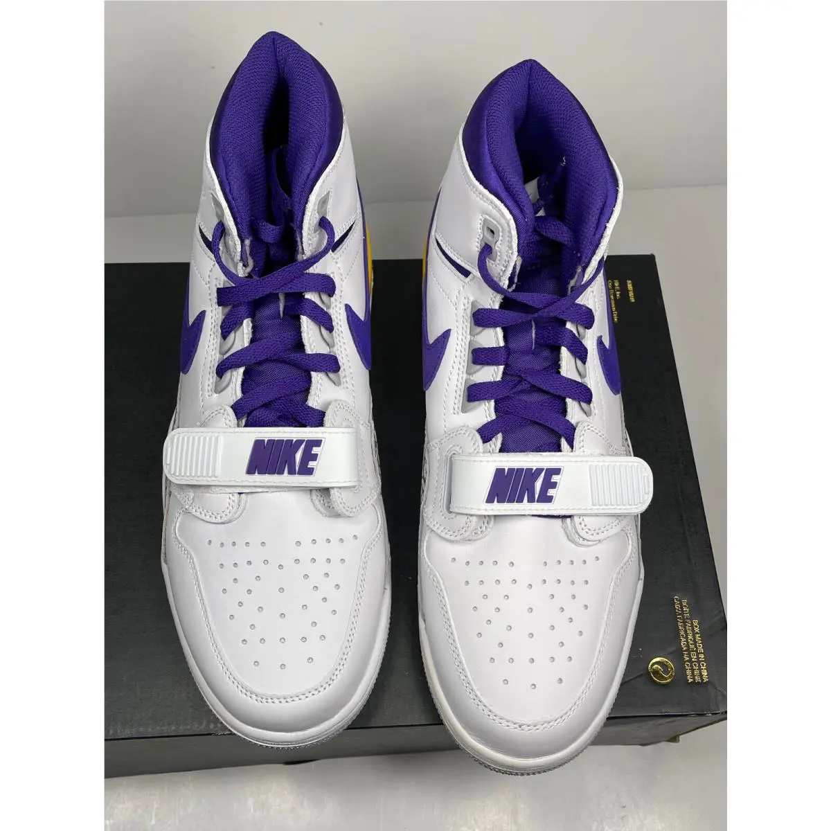 Nike shoes - Jordan Legacy 312 - Legacy - AV3922-157 - White/Field Purple-Amarillo (UPC: 887231287956) 2
