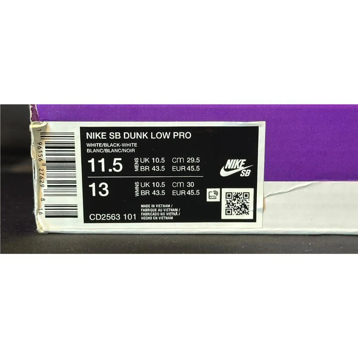 Nike shoes - Nike SB Dunk Low - Dunk Low - CD2563-101 - White 7