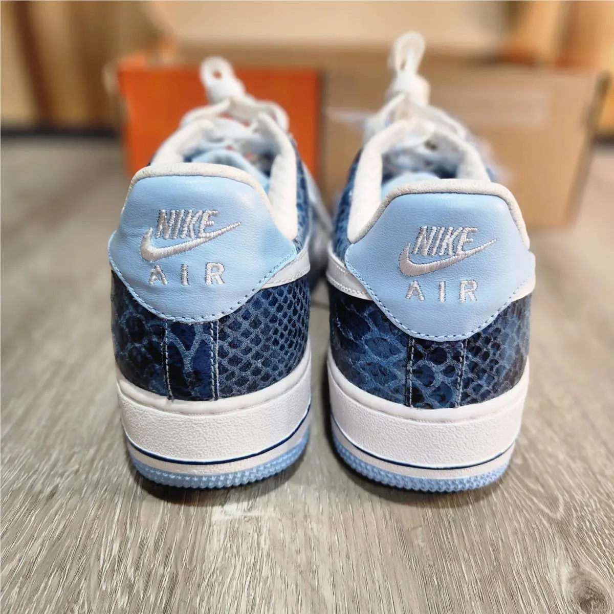 Nike shoes - Nike Air Force 1 Premium - Blue 0