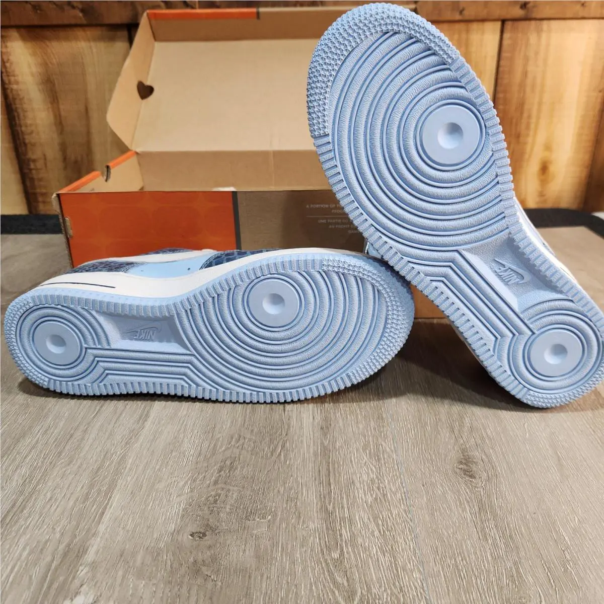 Nike shoes - Nike Air Force 1 Premium - Blue 1