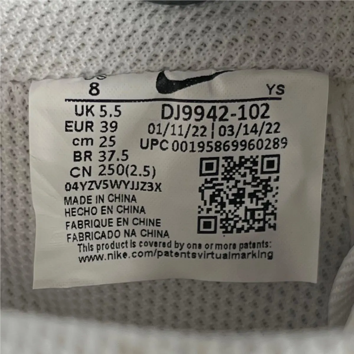 Nike shoes - Nike Air Force 1 `07 - White 5