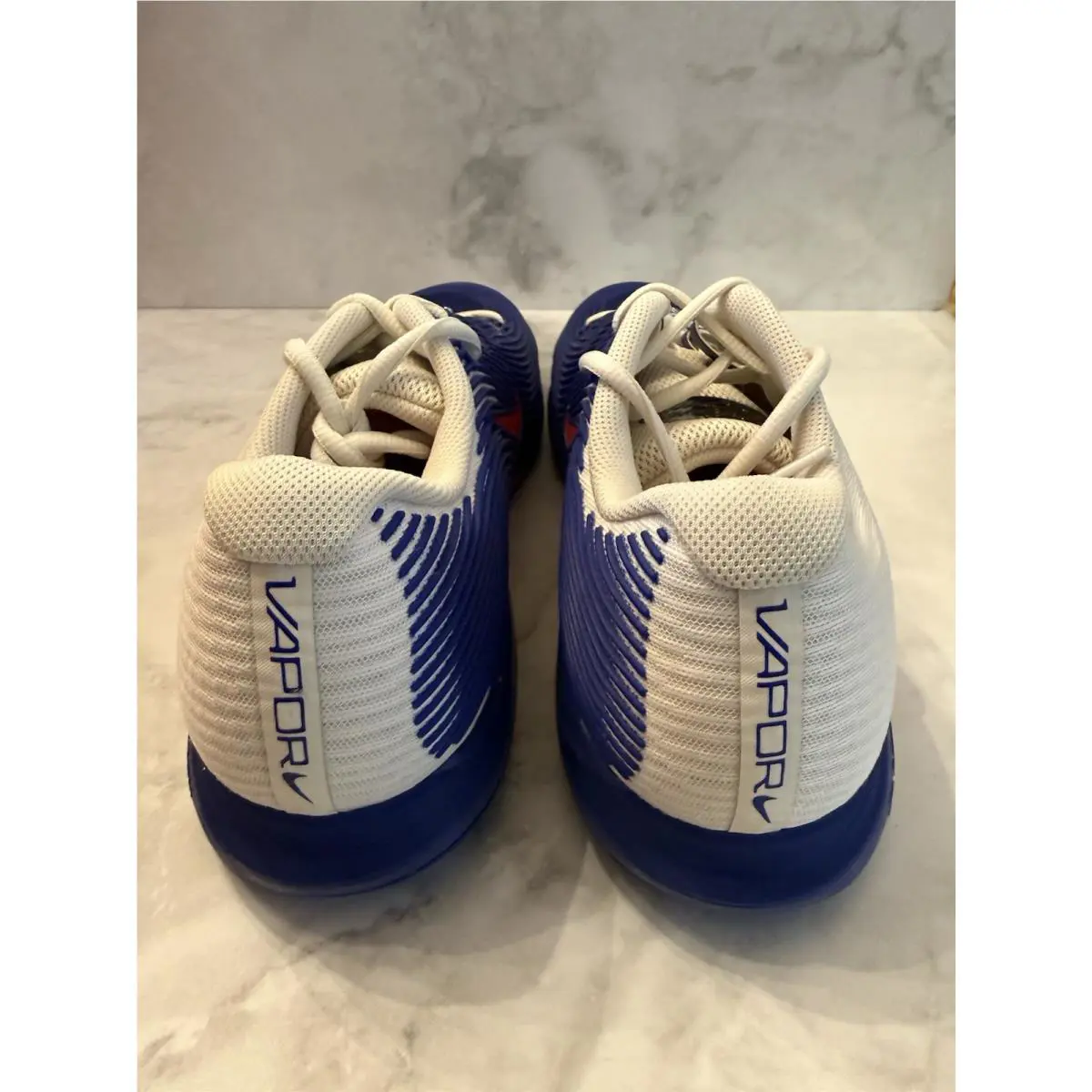 Nike shoes - Nike NikeCourt Vapor 12 - Court Vapor - HJ6770-500 - Multicolor, Manufacturer: Deep Night/Pale Ivory/Metallic Silver/Light Crimson 4