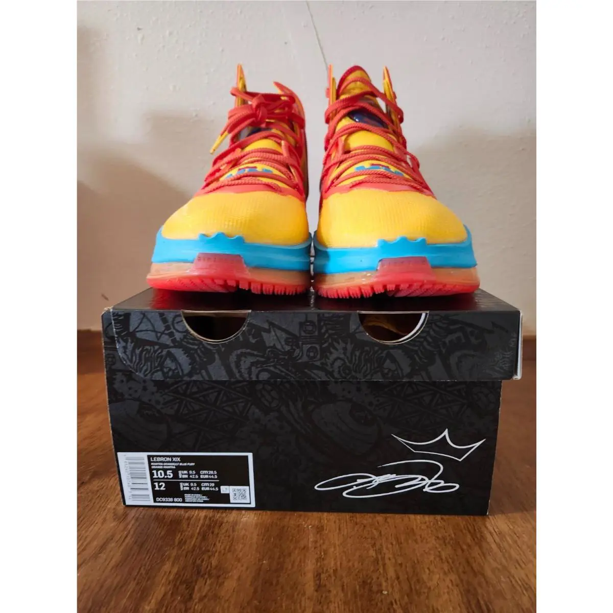 Nike shoes - Nike LeBron 19 - LeBron - DC9342-800 - Orange 0