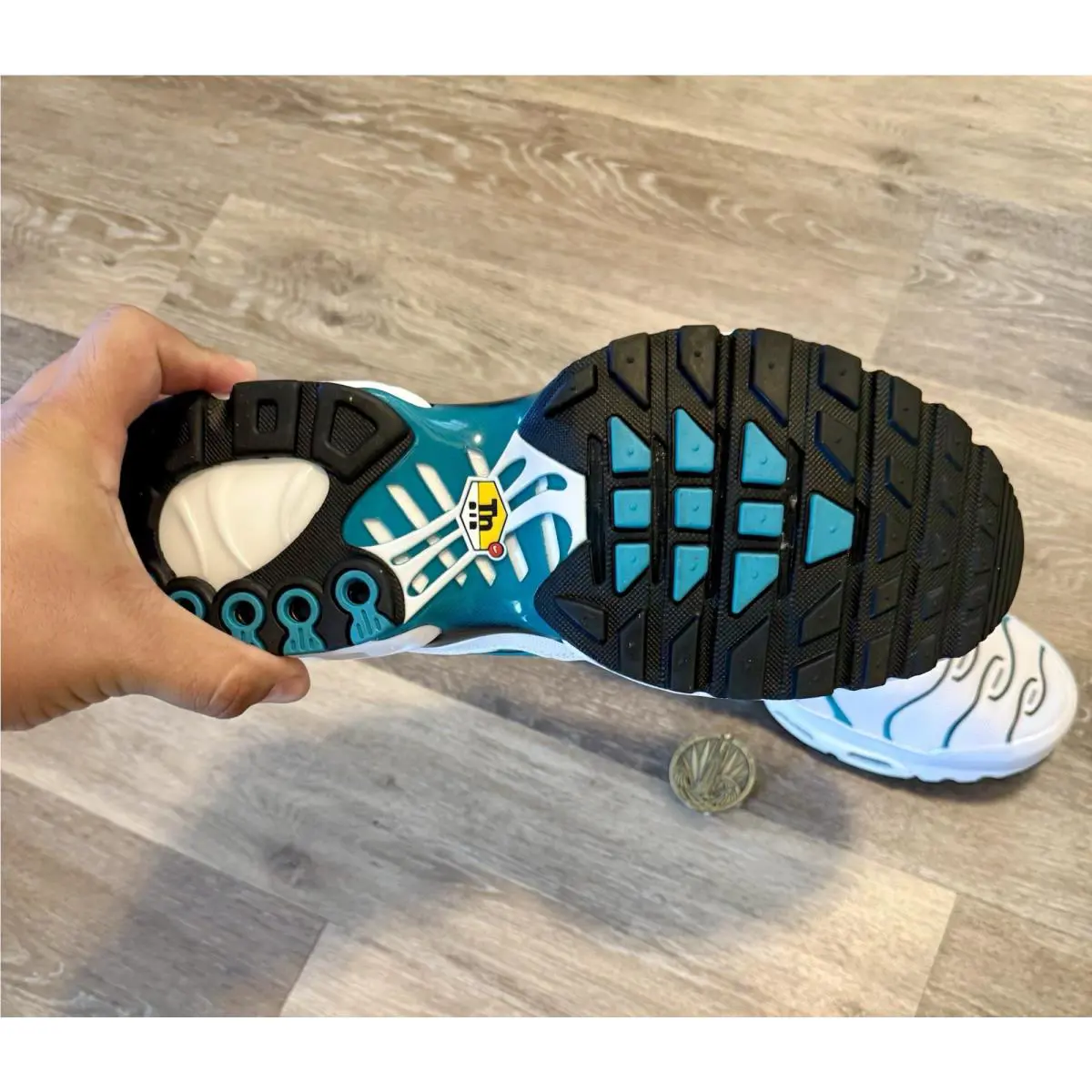 Nike shoes - Nike Air Max Plus - Air Max Plus - 604133-136 - White / Turbo Green / Reflective Silver (UPC: 198486796941) 9