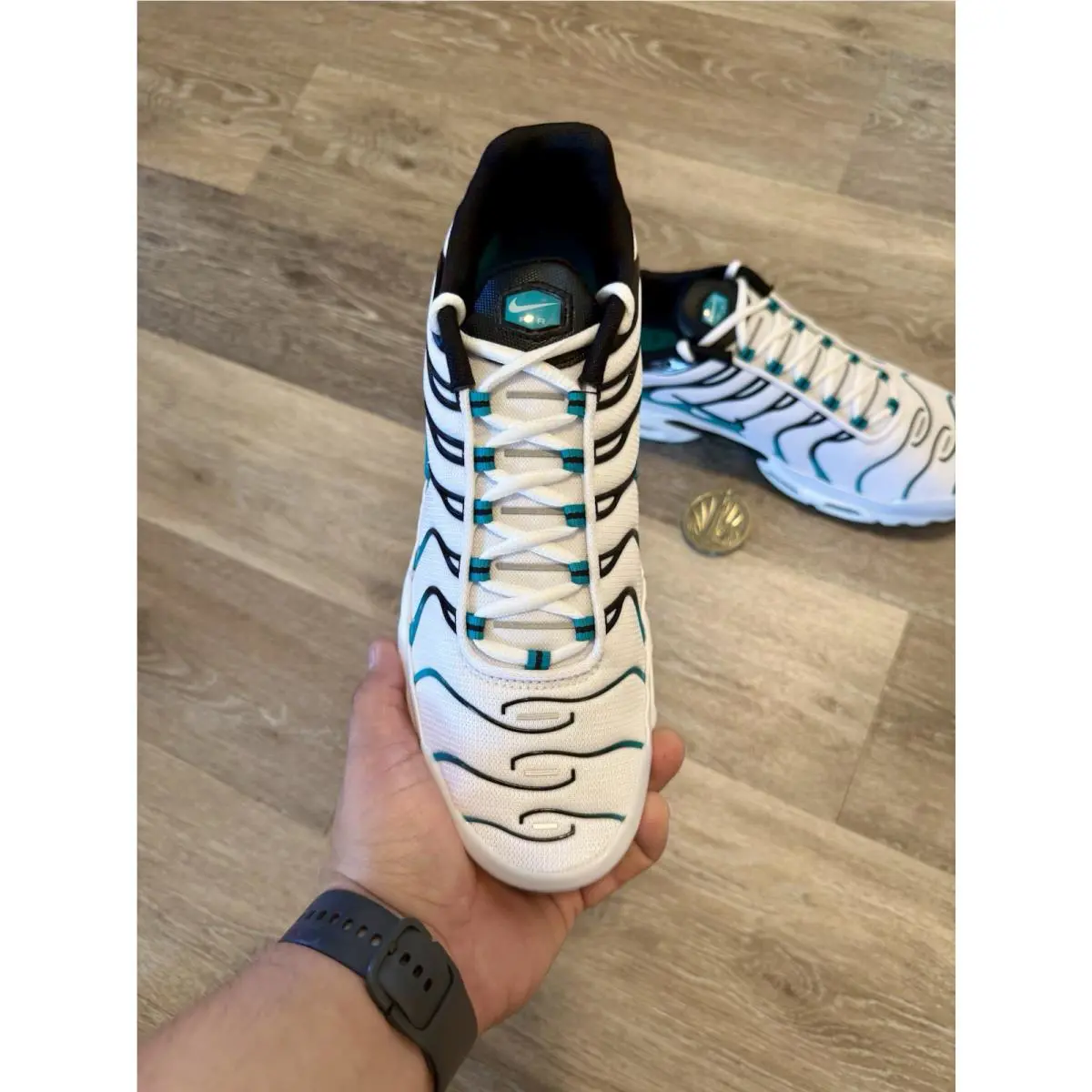 Nike shoes - Nike Air Max Plus - Air Max Plus - 604133-136 - White / Turbo Green / Reflective Silver (UPC: 198486796941) 4