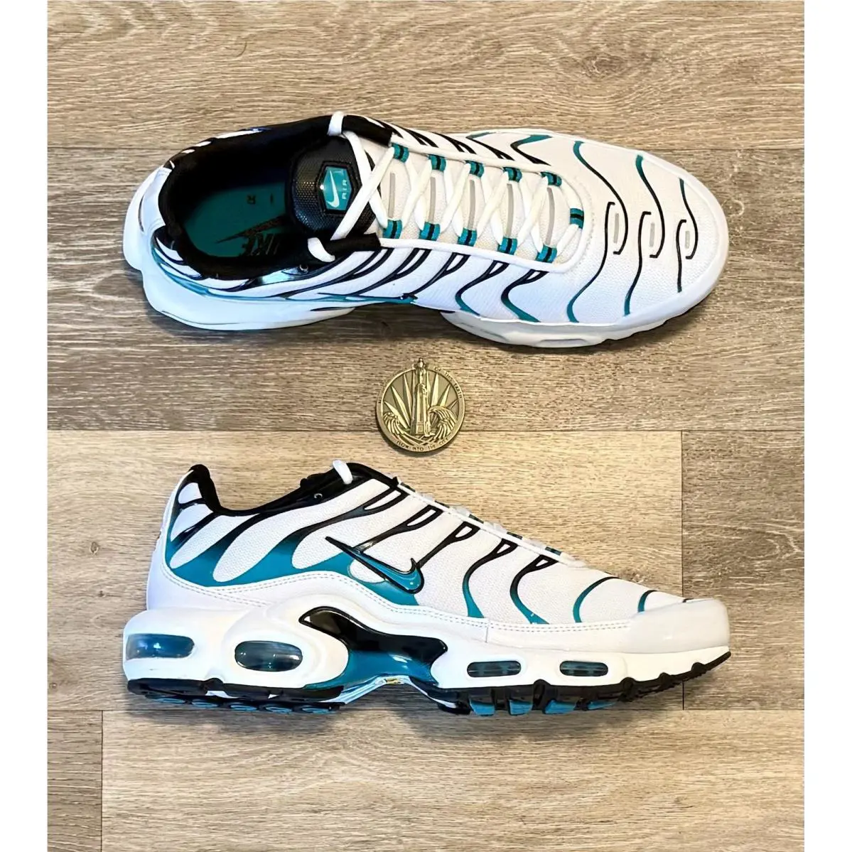 Nike shoes - Nike Air Max Plus - Air Max Plus - 604133-136 - White / Turbo Green / Reflective Silver (UPC: 198486796941) 5
