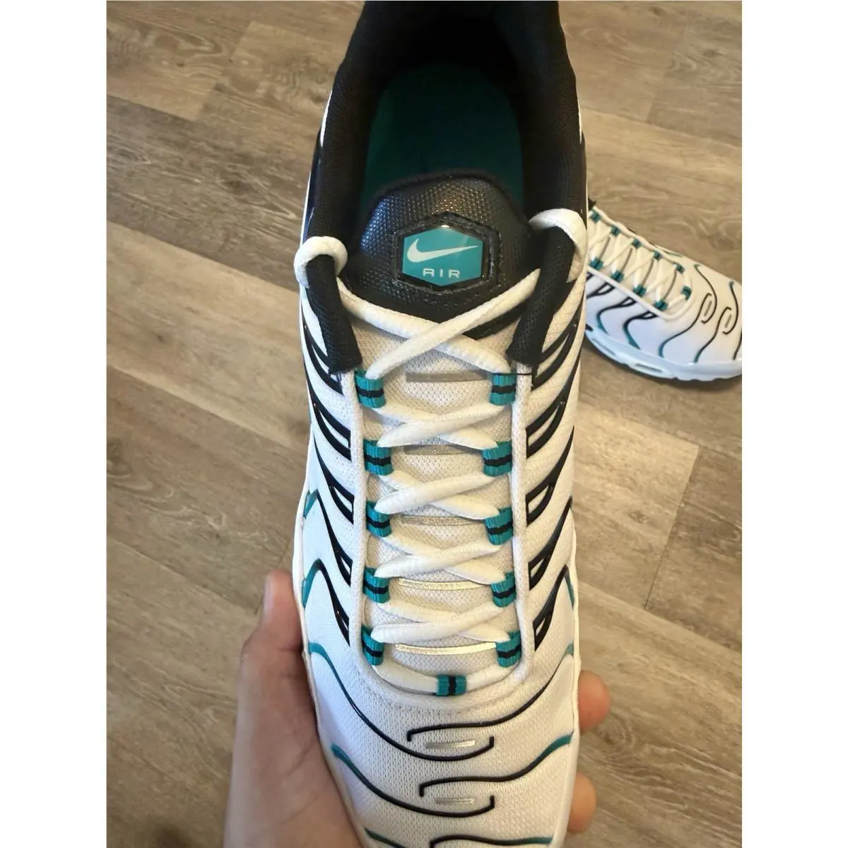 Nike shoes - Nike Air Max Plus - Air Max Plus - 604133-136 - White / Turbo Green / Reflective Silver (UPC: 198486796941) 6