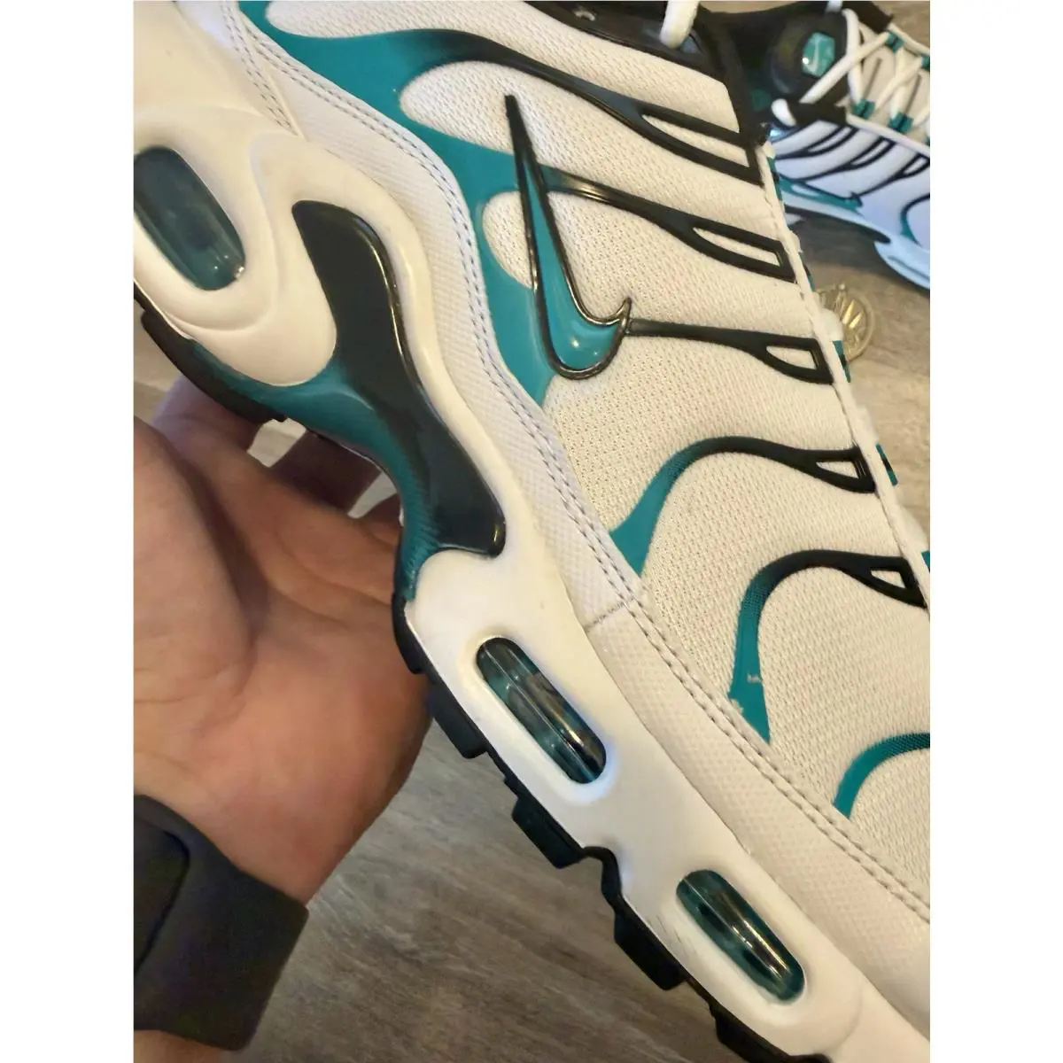 Nike shoes - Nike Air Max Plus - Air Max Plus - 604133-136 - White / Turbo Green / Reflective Silver (UPC: 198486796941) 7
