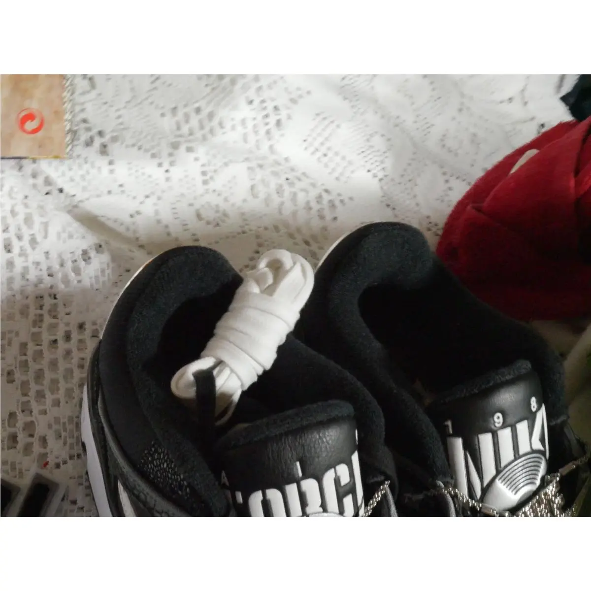 Nike shoes - Nike Air Force 3 - Air Force - HF7630-001 - BLACK, WHITE AND SMOKE GRAY (UPC: 197859719686) 9