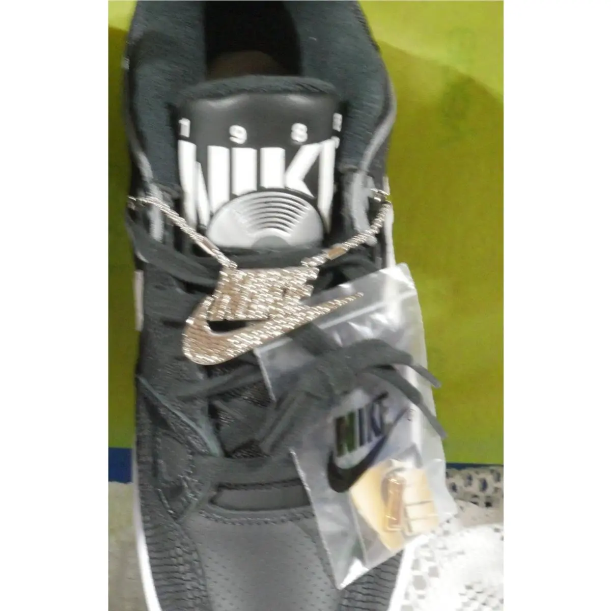 Nike shoes - Nike Air Force 3 - Air Force - HF7630-001 - BLACK, WHITE AND SMOKE GRAY (UPC: 197859719686) 4