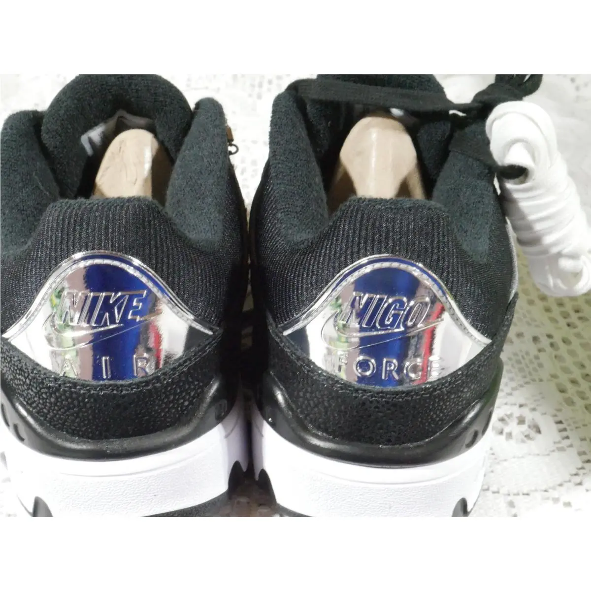 Nike shoes - Nike Air Force 3 - Air Force - HF7630-001 - BLACK, WHITE AND SMOKE GRAY (UPC: 197859719686) 6