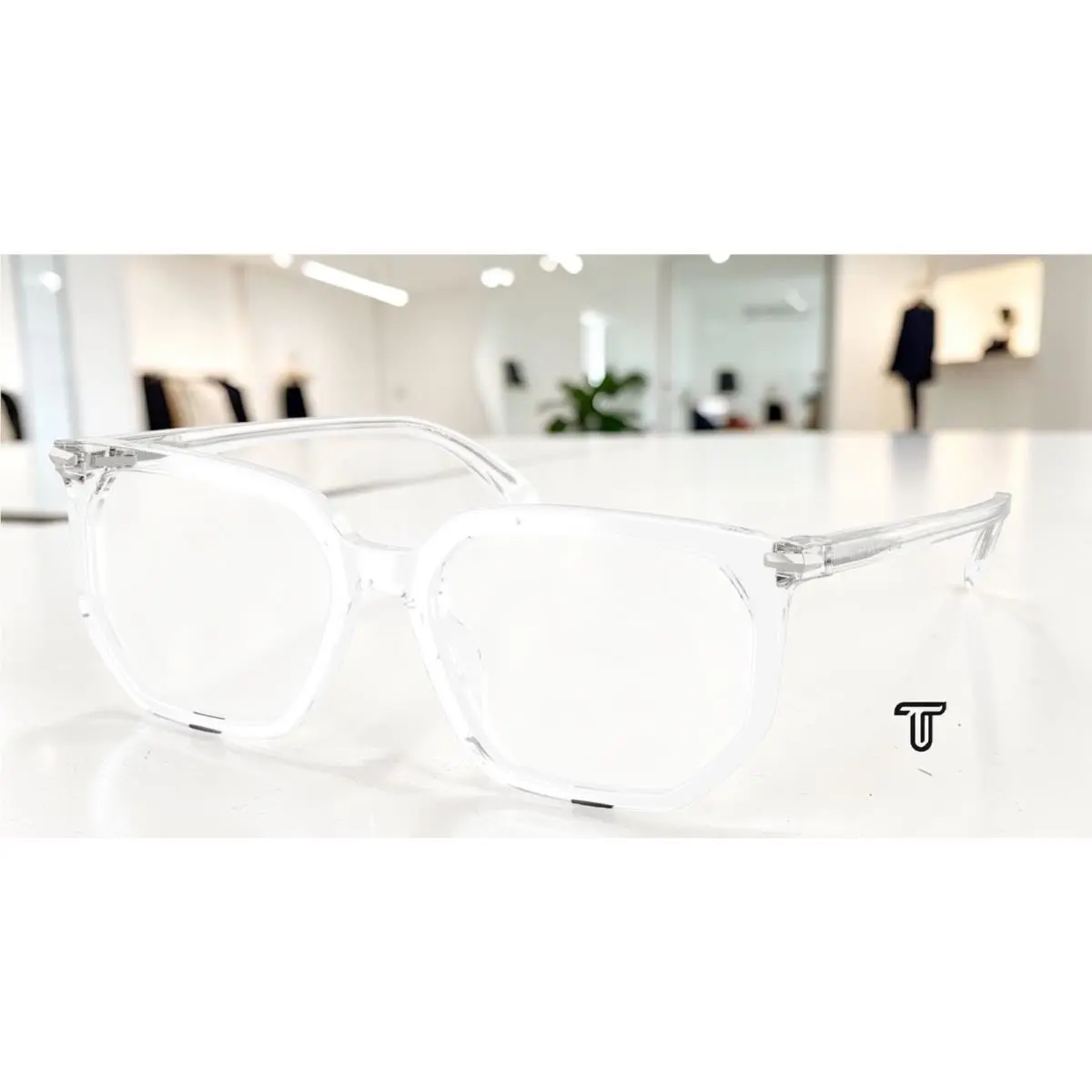 Michael Kors MK4158U 3015 Sequoia Clear Demo Lens 55 mm Men`s Eyeglasses