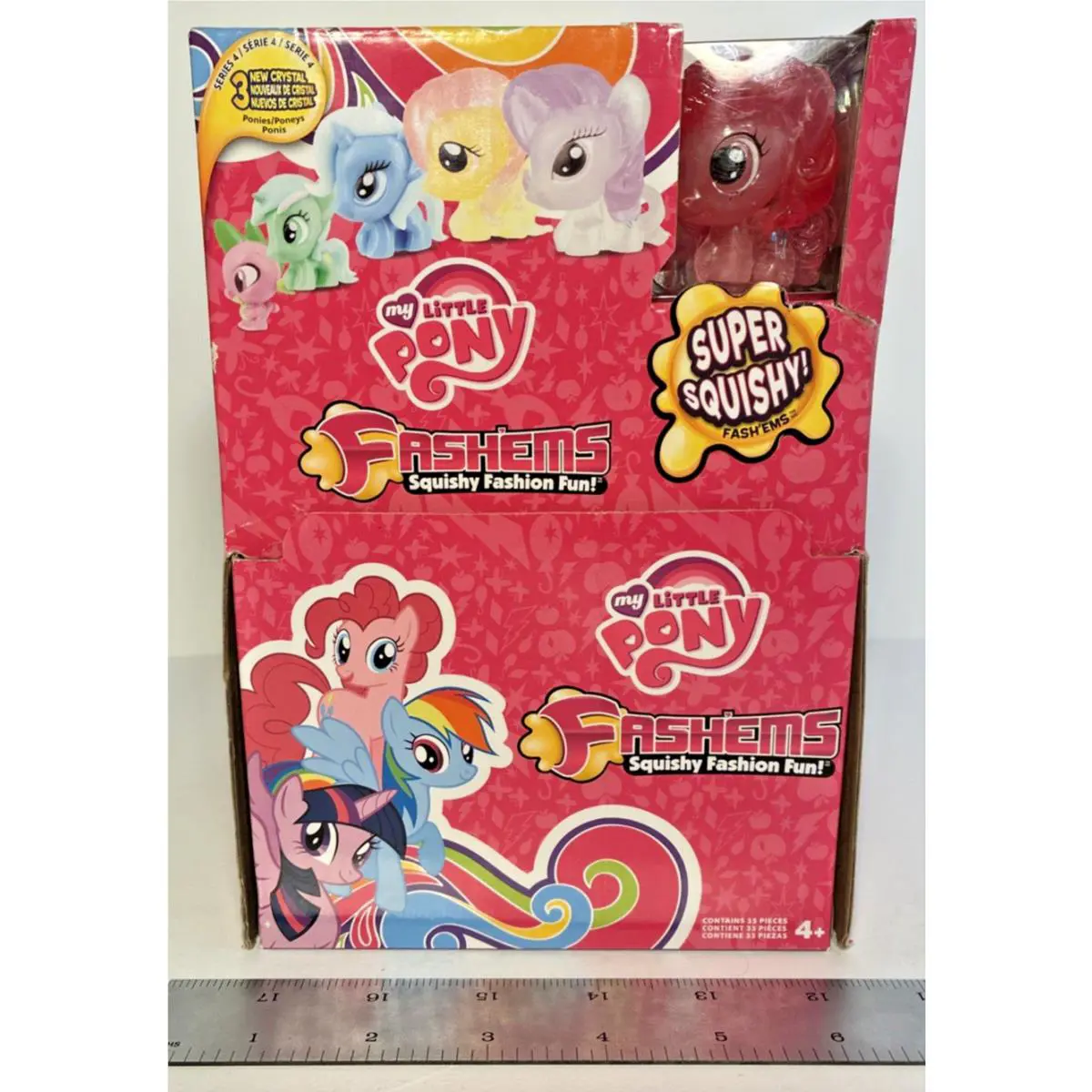 My Little Pony Series 4 Fashems Full Case of 35 with Retail Display Case