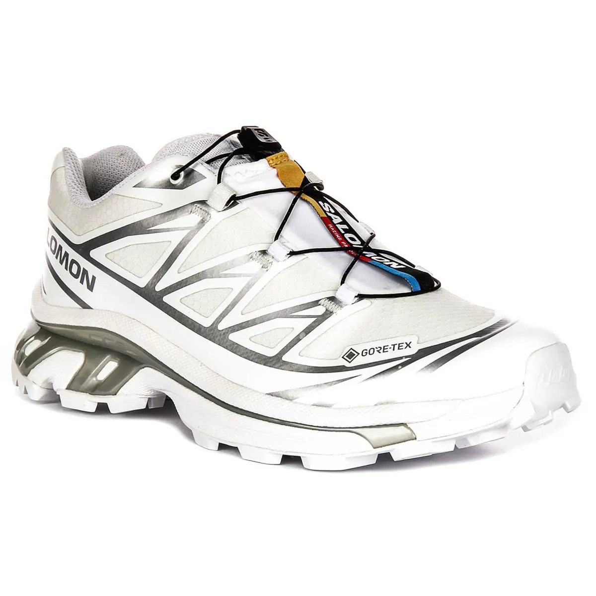 Salomon XT-6 Gtx Fast Lacing Womens Trainer In White US 6 - 8