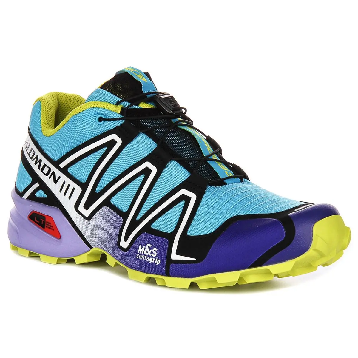 Salomon Speedcross 3 Fast Lacing Hike Womens Trainer In Blue US 6 - 8
