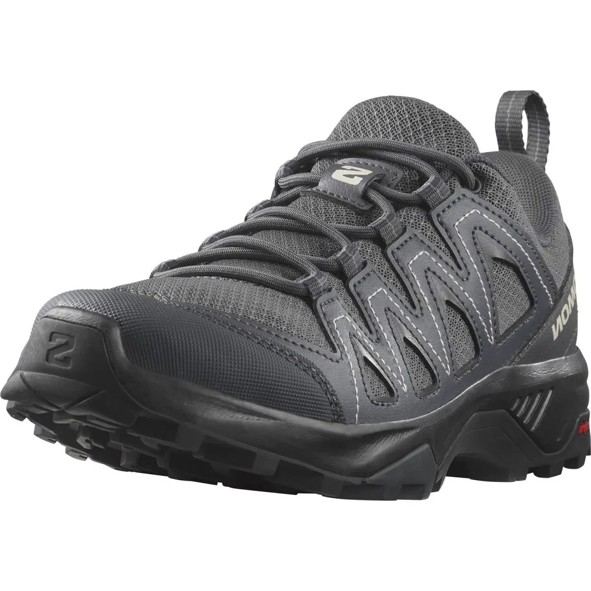 Salomon Women`s X Braze Hiking Shoes For Women Pewter / Ebony / Rainy Day 11