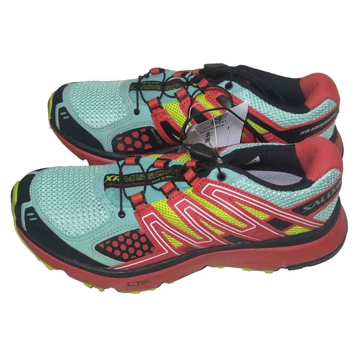 Salomon shoes - Salomon XR Mission - Mission - 128431-27-WO - Celedon/Papaya/Pop Green (UPC: 080694701612) 0