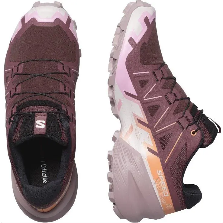 Salomon shoes - Salomon Speedcross 6 - Speedcross - Catawba Grape/Papaya/Deauville Mauve 3