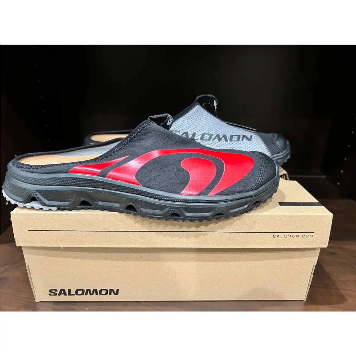 Salomon RX Slide 3.0 Seasonal - Black Alloy Fiery Unisex Red Size Usa 12M 13W