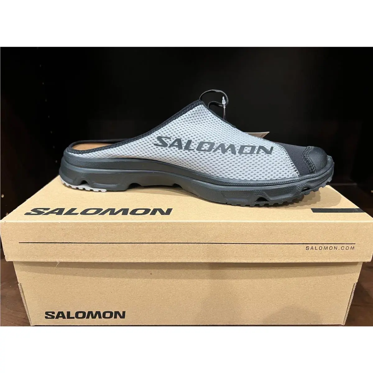 Salomon shoes - RX Slide 3.0 Seasonal - Slide Seasonal - L47759000 - Black / Alloy / Fiery Red 0