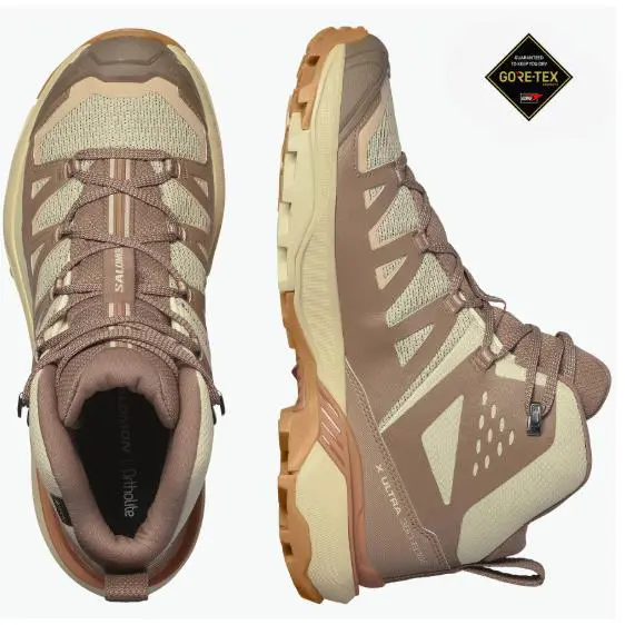 Salomon shoes - Salomon X Ultra 360 Edge GORE-TEX - L47462700 - Shortbread/Raw Umber 0