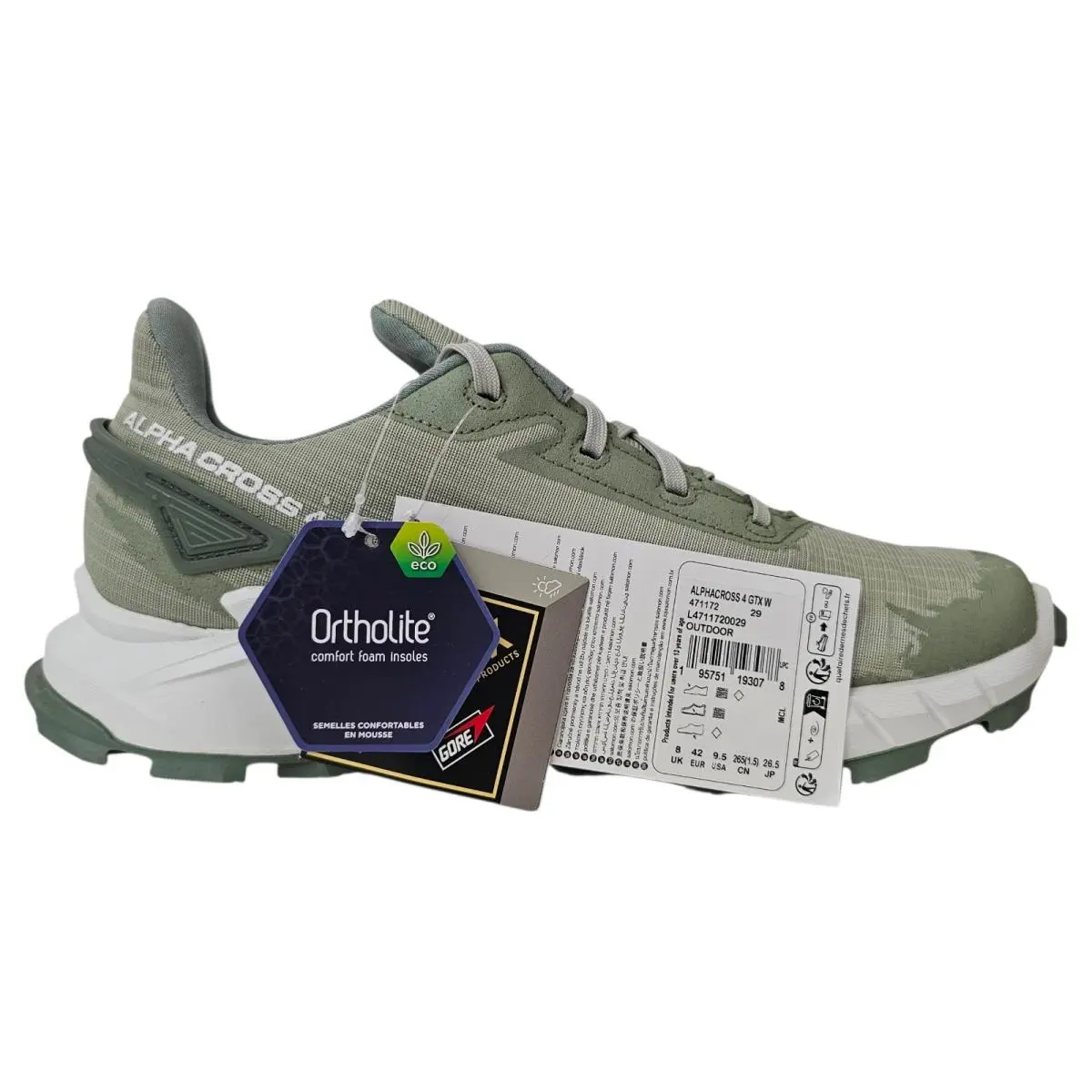 Salomon shoes - Salomon Alphacross - Alphacross - Green (UPC: 195751193078) 2