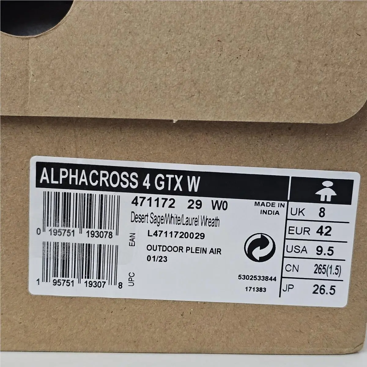 Salomon shoes - Salomon Alphacross - Alphacross - Green (UPC: 195751193078) 12