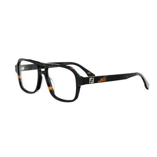 Fendi FE50131I 056 Squared Eyeglasses Color Havana 54-16-145