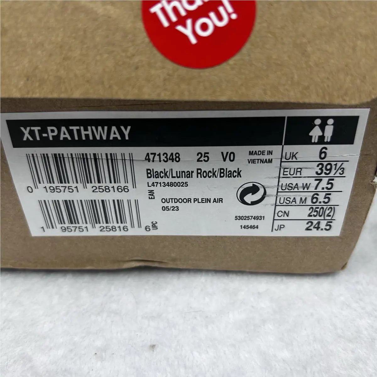 Salomon shoes - XT-PATHWAY GTX - GTX - 471348 - Black (UPC: 0195751258166) 10