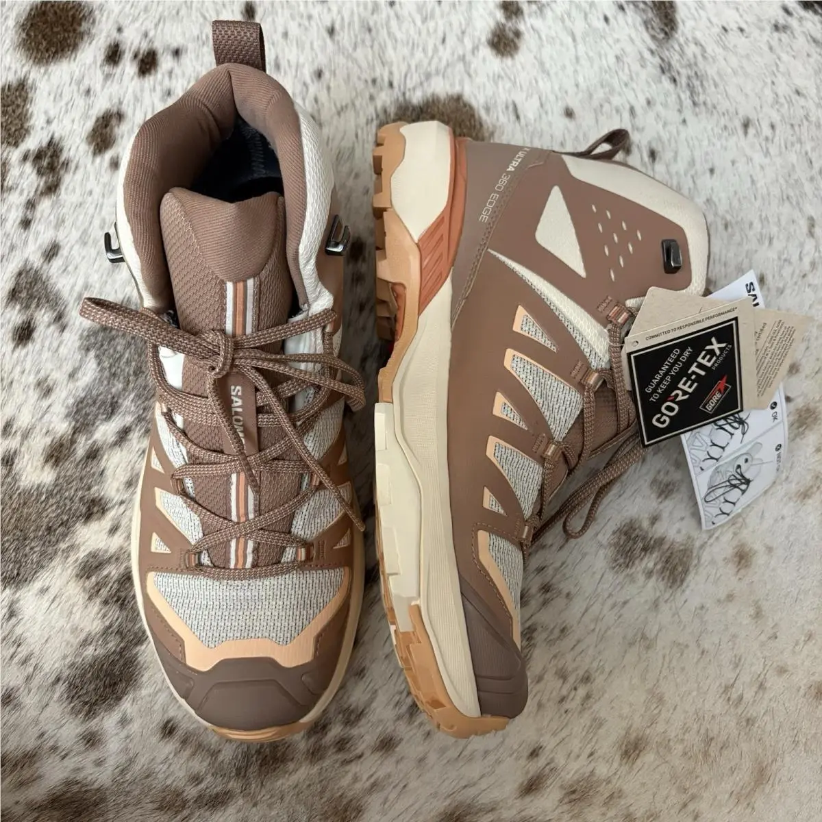 Salomon shoes - Salomon X Ultra 360 Edge GORE-TEX - Brown 0